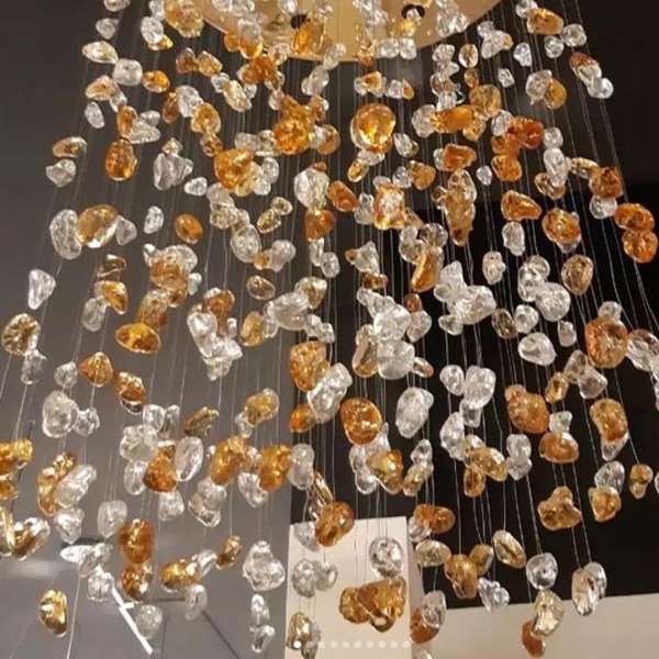 Stone wire crystals