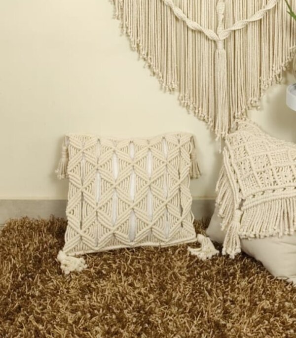 Macrame cushion 1