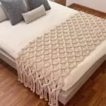 Macrame bed cover