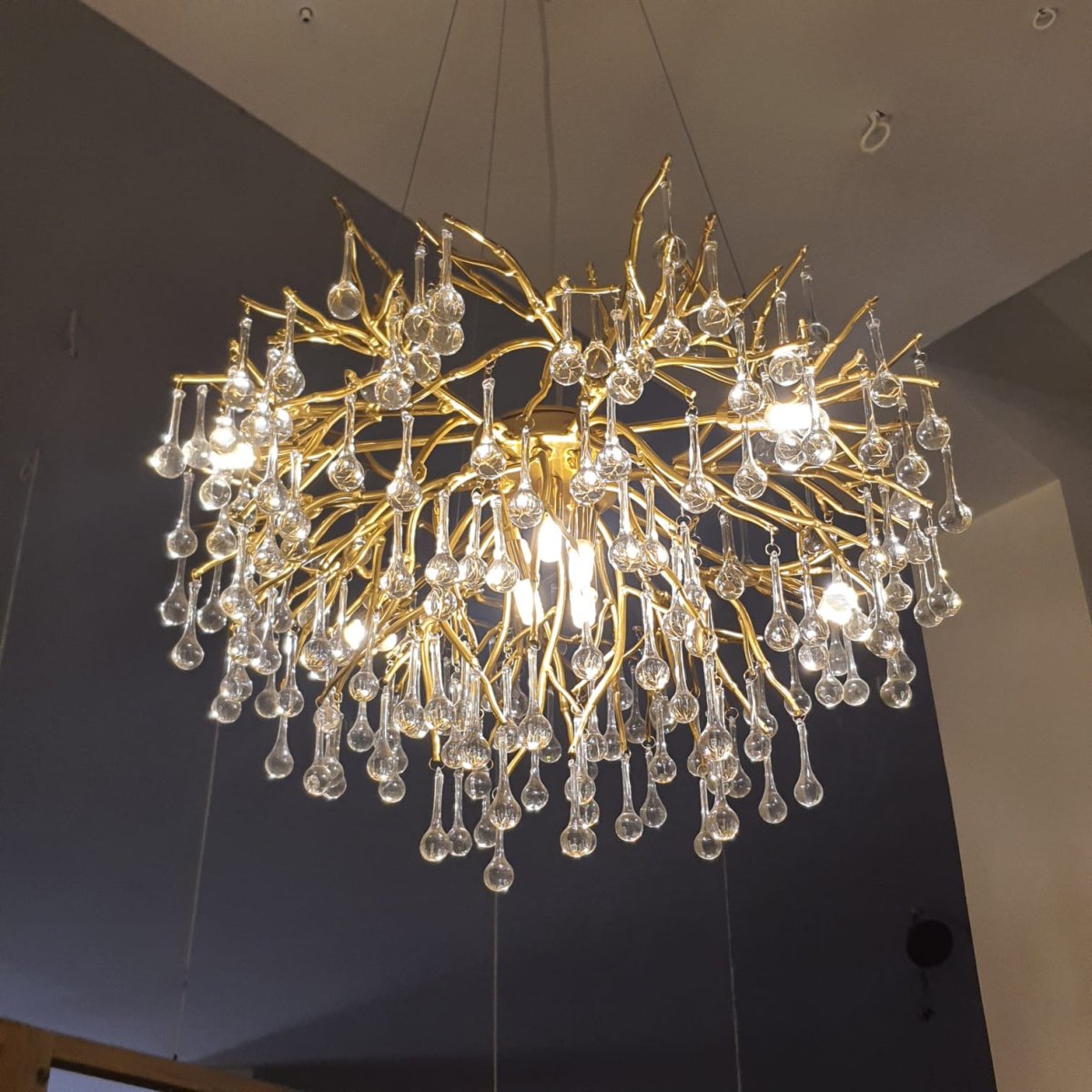 Round cherry chandelier 60 cm - Image 2