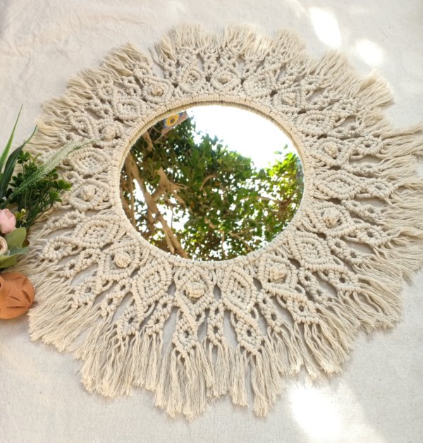 Macrame Mirror