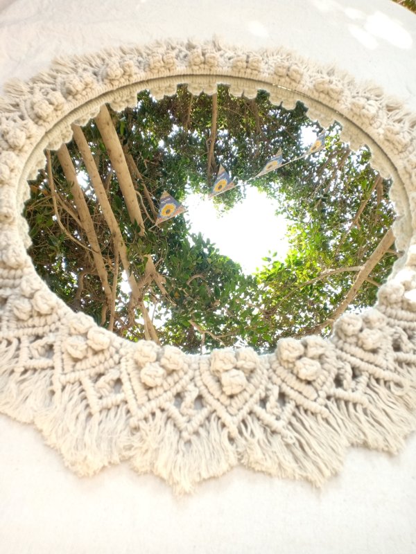 Macrame Wall Mirror