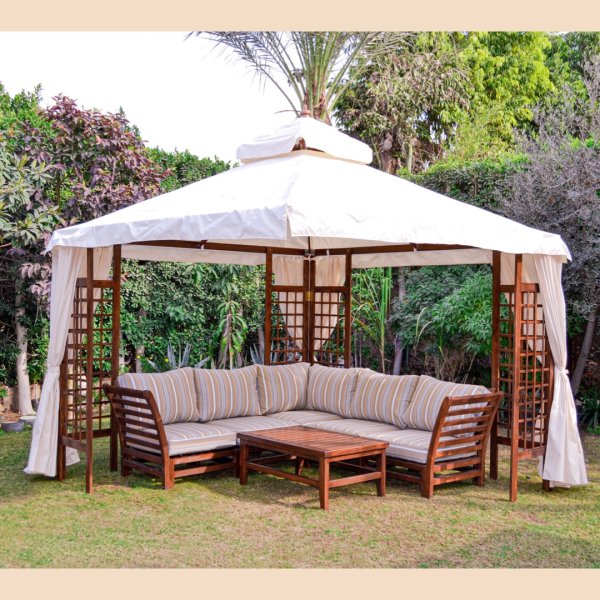 Wood tent 3 sides
