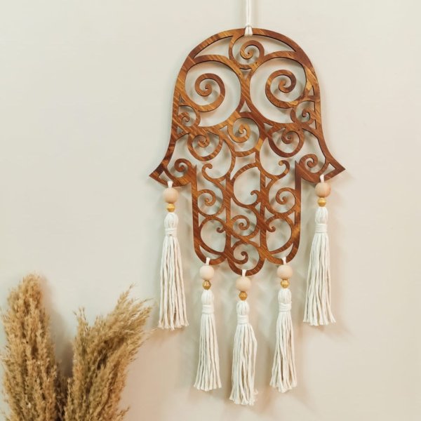 Palm wall macrame