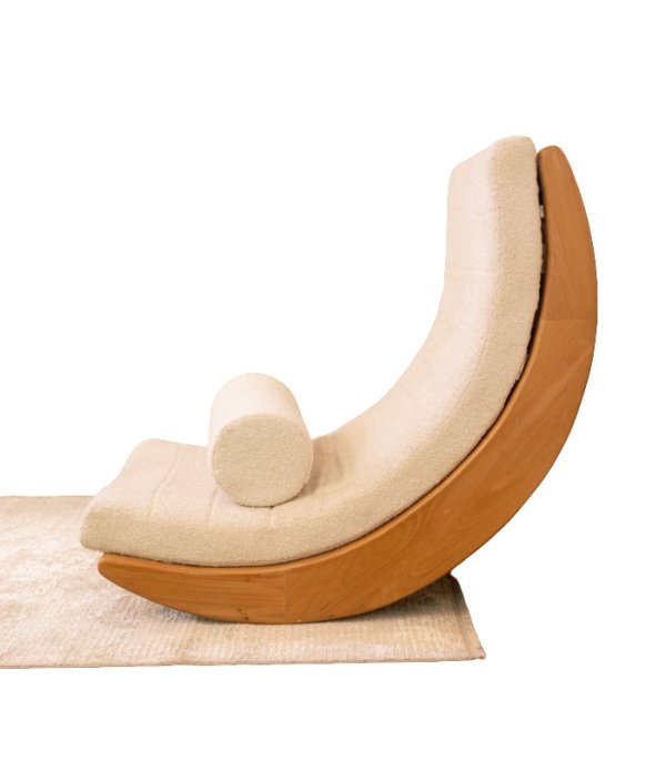 Crescent rocking chair