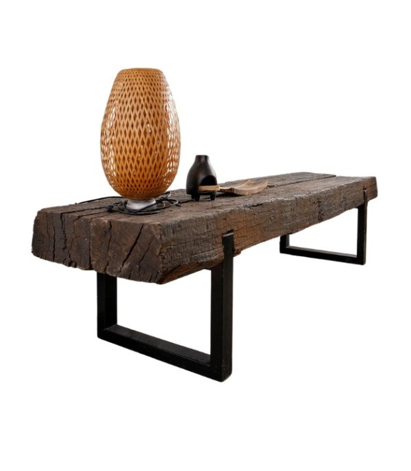 Flank wood TV unit / bench