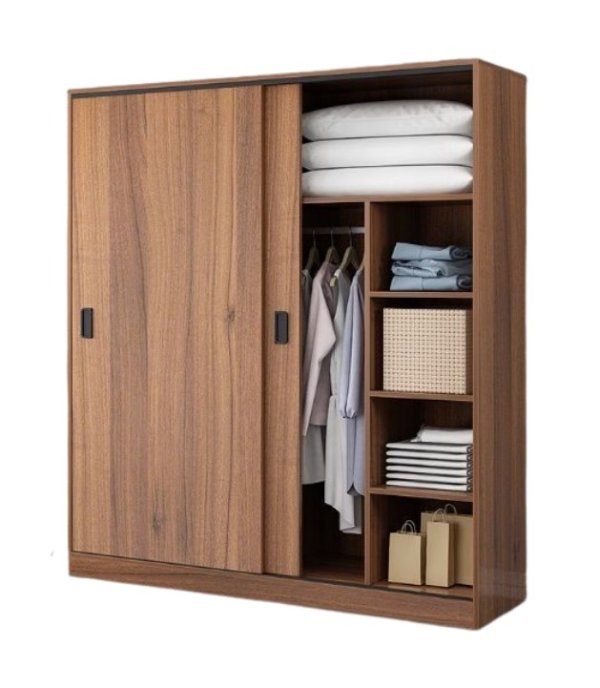 Oak slidder wardrobe
