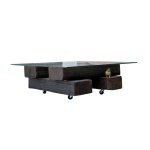 Flank wood coffee table