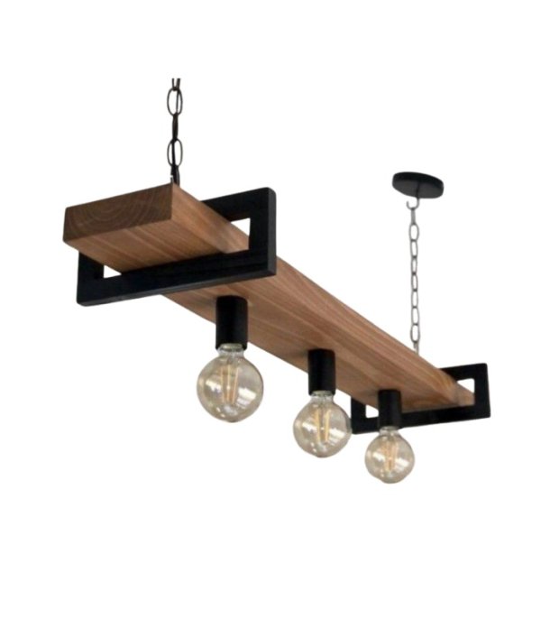Log bulb pendant