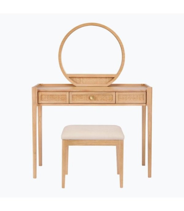 Rattan dresser