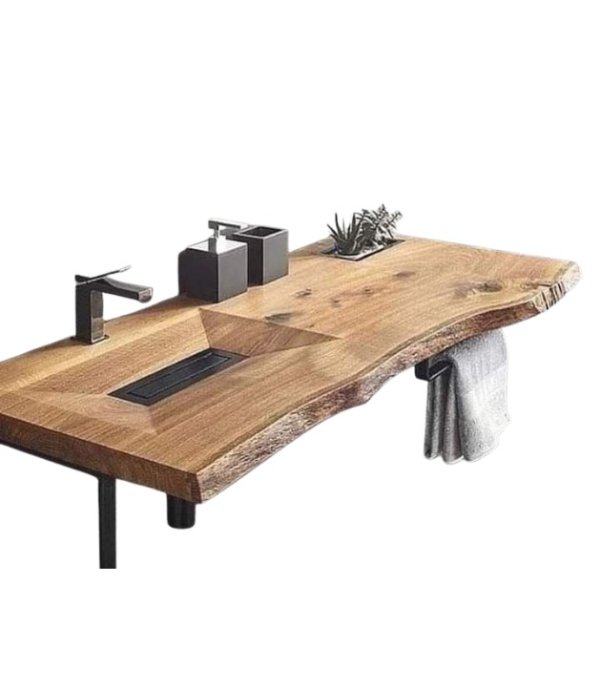 Wooden sink